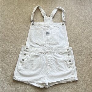 Levi’s White Denim Overalls